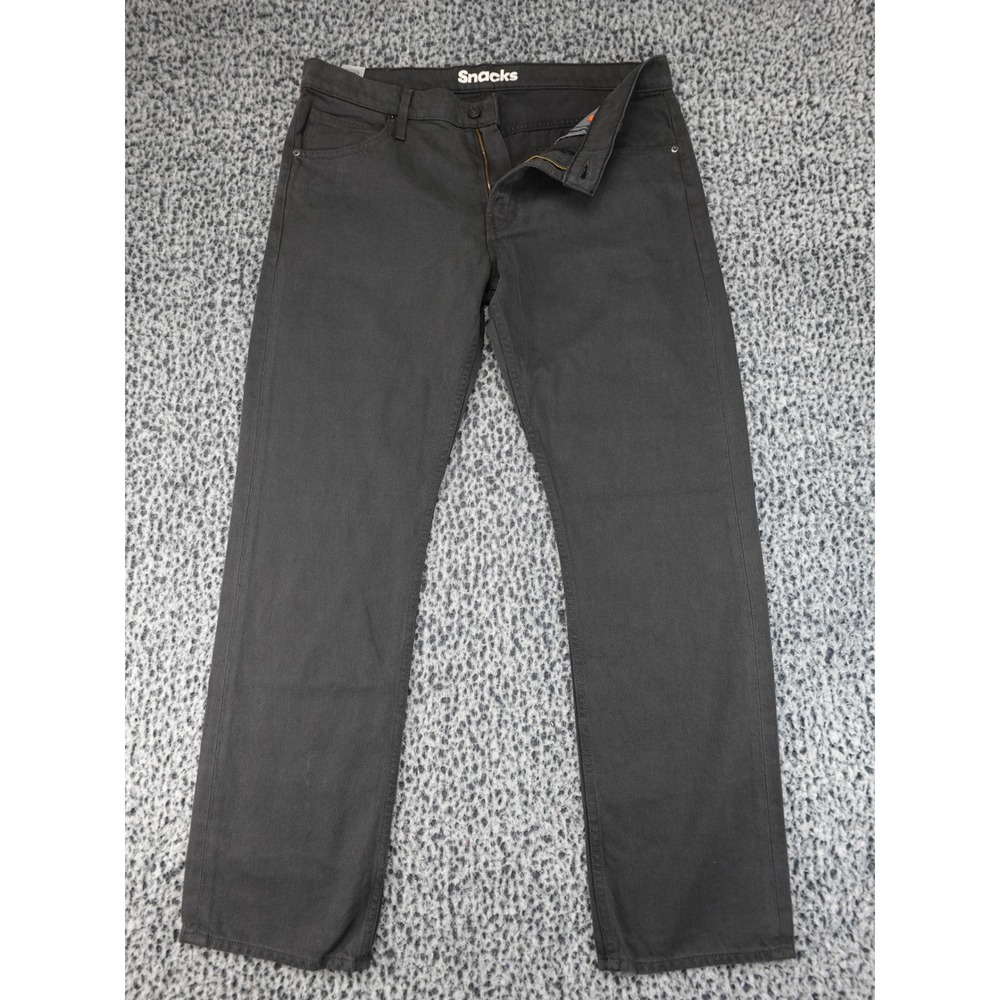 MOTHER Snacks The Down Low Sweet Tooth Skimp Jeans 34 Faded Black Good Straight